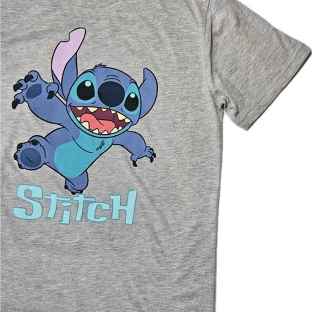 Disney Stitch Alien T-Shirt Men’s Medium Gray Blu… - image 4