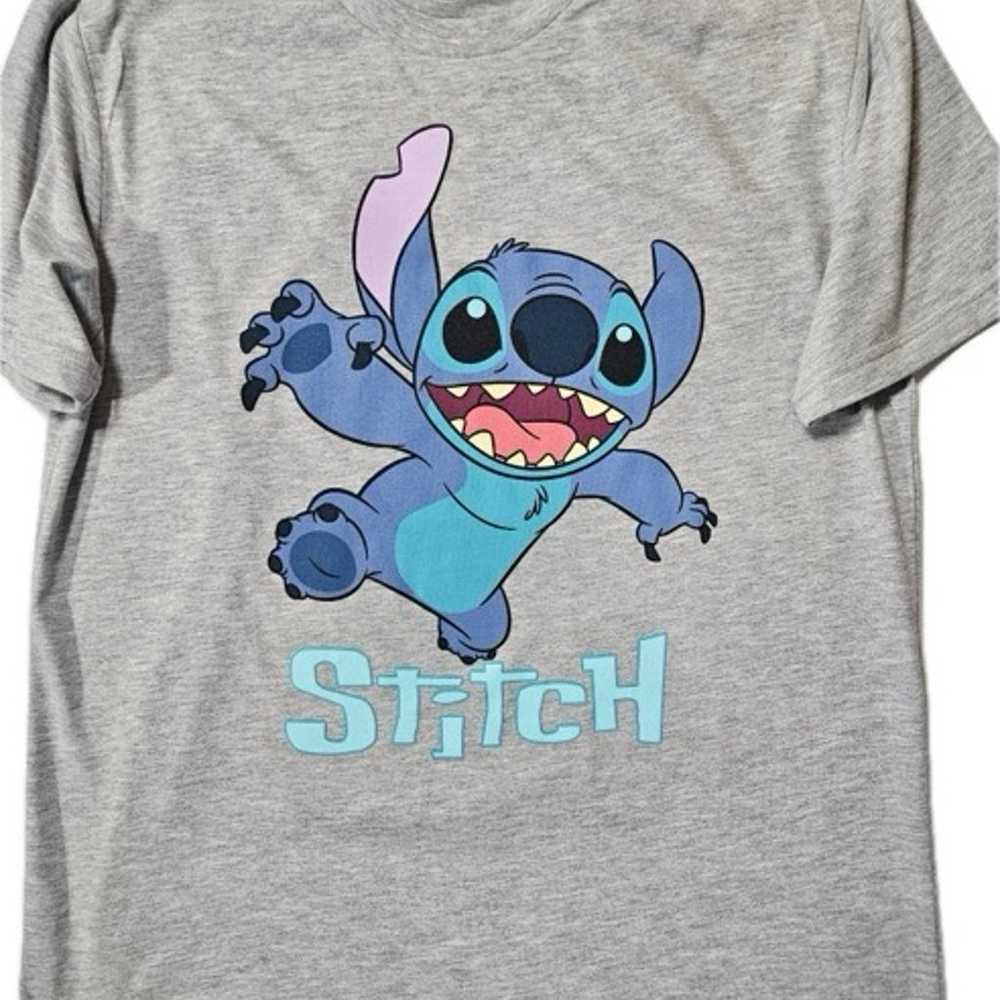 Disney Stitch Alien T-Shirt Men’s Medium Gray Blu… - image 8