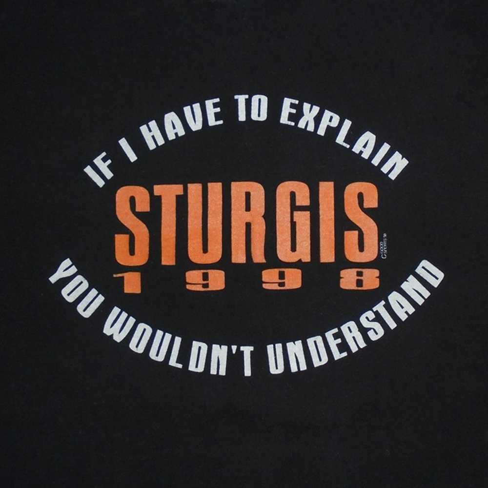 Vintage 1998 Sturgis You Wouldn't Understand Blac… - image 3