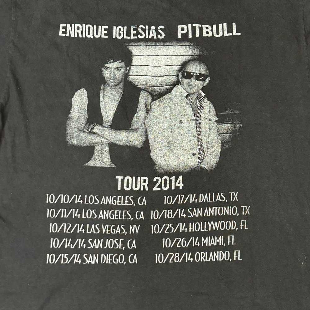 Enrique Iglesias And Pitbull 2014 Tour T Shirt Lo… - image 6
