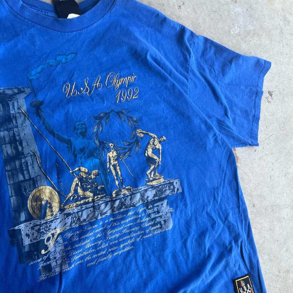 vintage 1990s 1992 blue and gold usa olympics jcp… - image 3