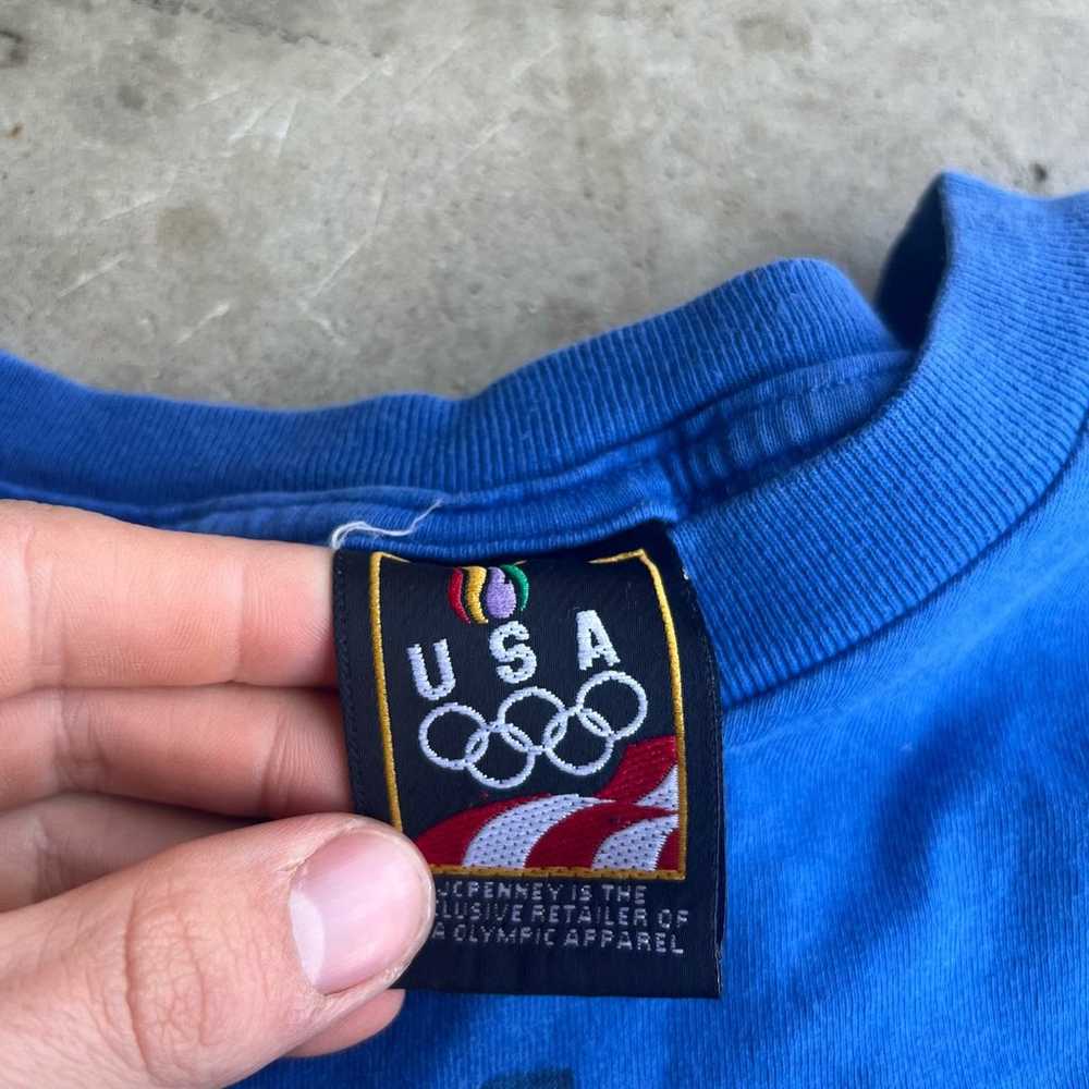 vintage 1990s 1992 blue and gold usa olympics jcp… - image 4