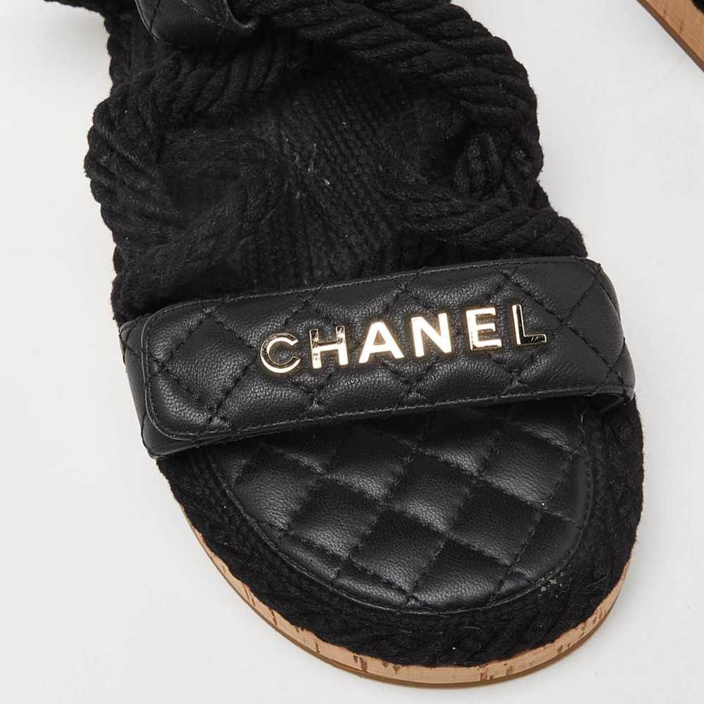 Chanel Leather sandal - image 7