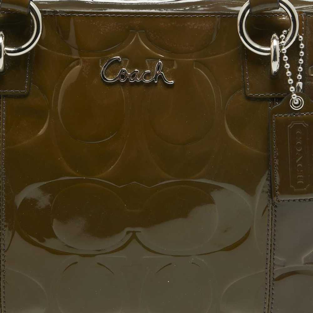 Coach Patent leather tote - image 4