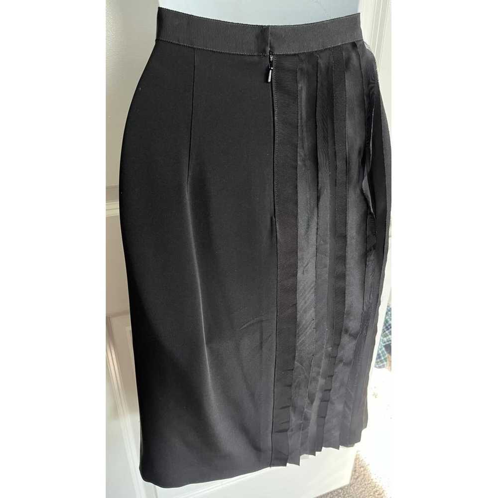 Oscar De La Renta Silk mid-length skirt - image 2