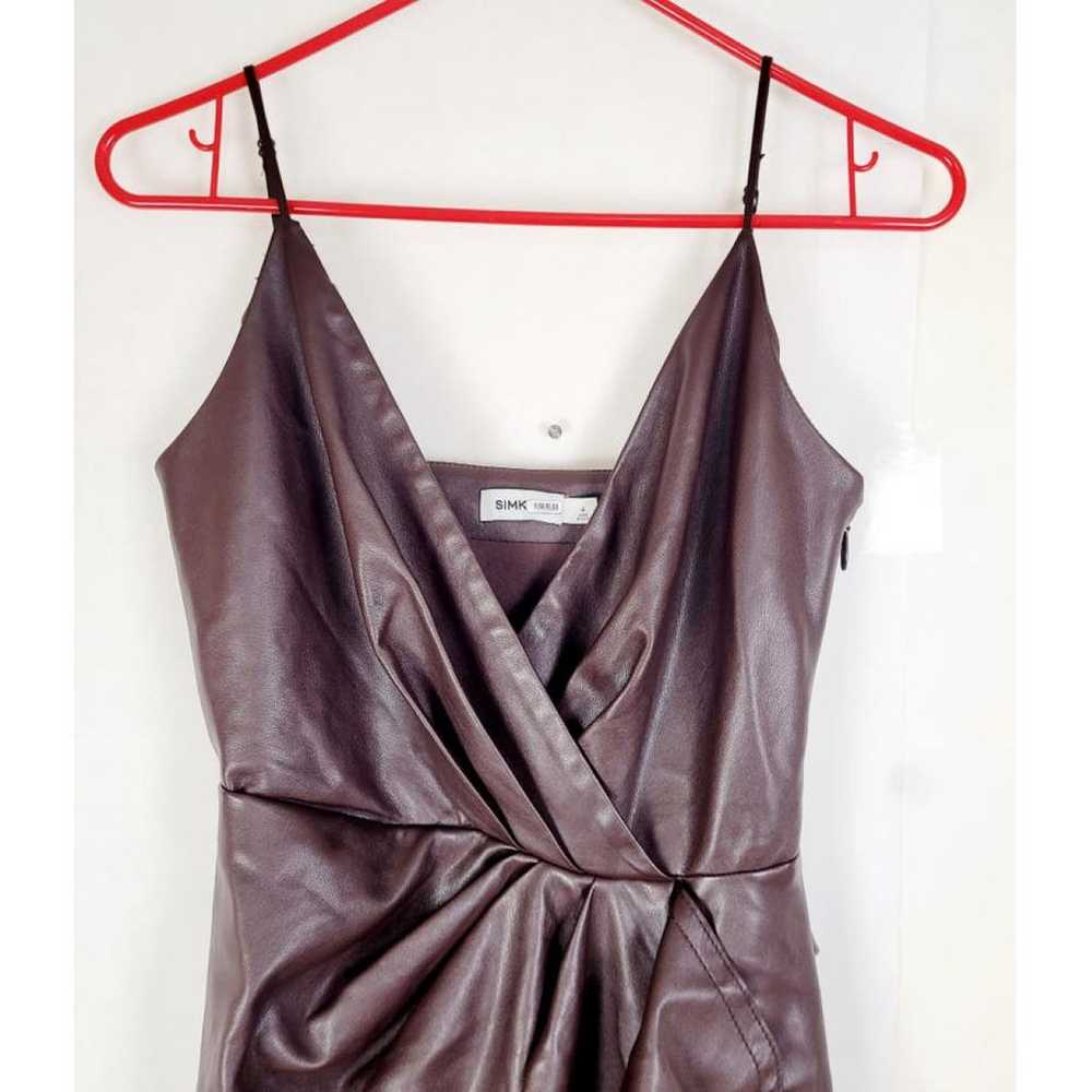 Jonathan Simkhai Vegan leather mid-length dress - image 5