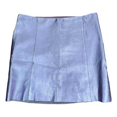 Maryam Nassir Zadeh Leather mini skirt - image 1
