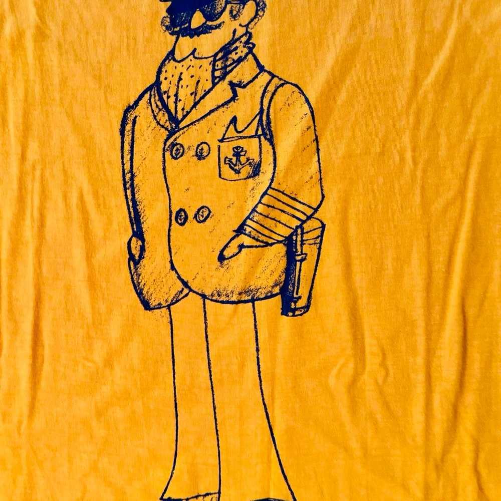 VTG Size XL Yellow  Captain 1981 Super Screen Sta… - image 2