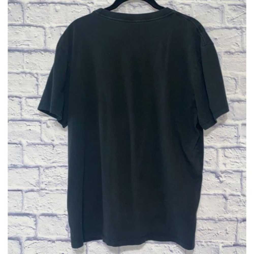 All saints black embroidered tshirt  Size small - image 7