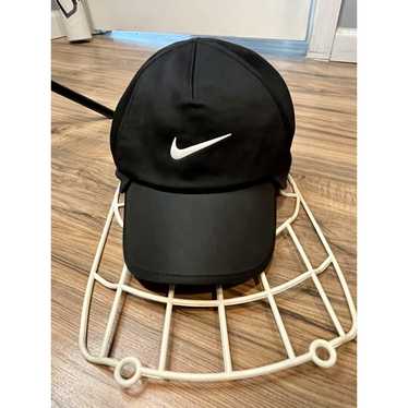 Hat Nike Hat Womens Black Embroidered Check Golf … - image 1