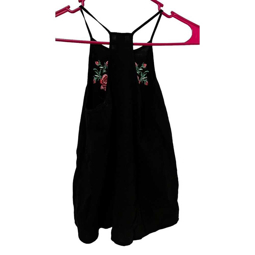 Other No Boundaries Rose Embroidered Tank Top Sz … - image 5