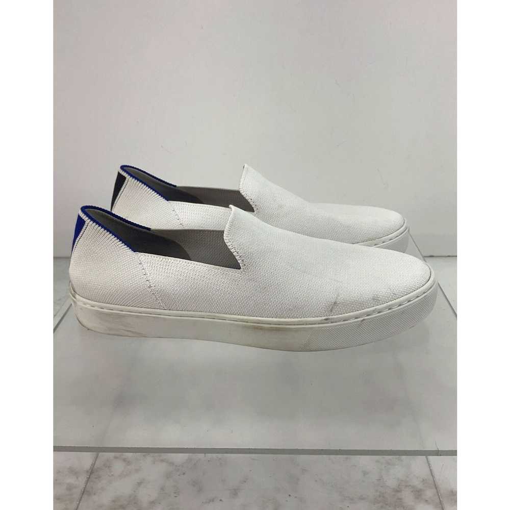 Vintage Rothy's White Knit Fabric Slip-On Sneaker… - image 2