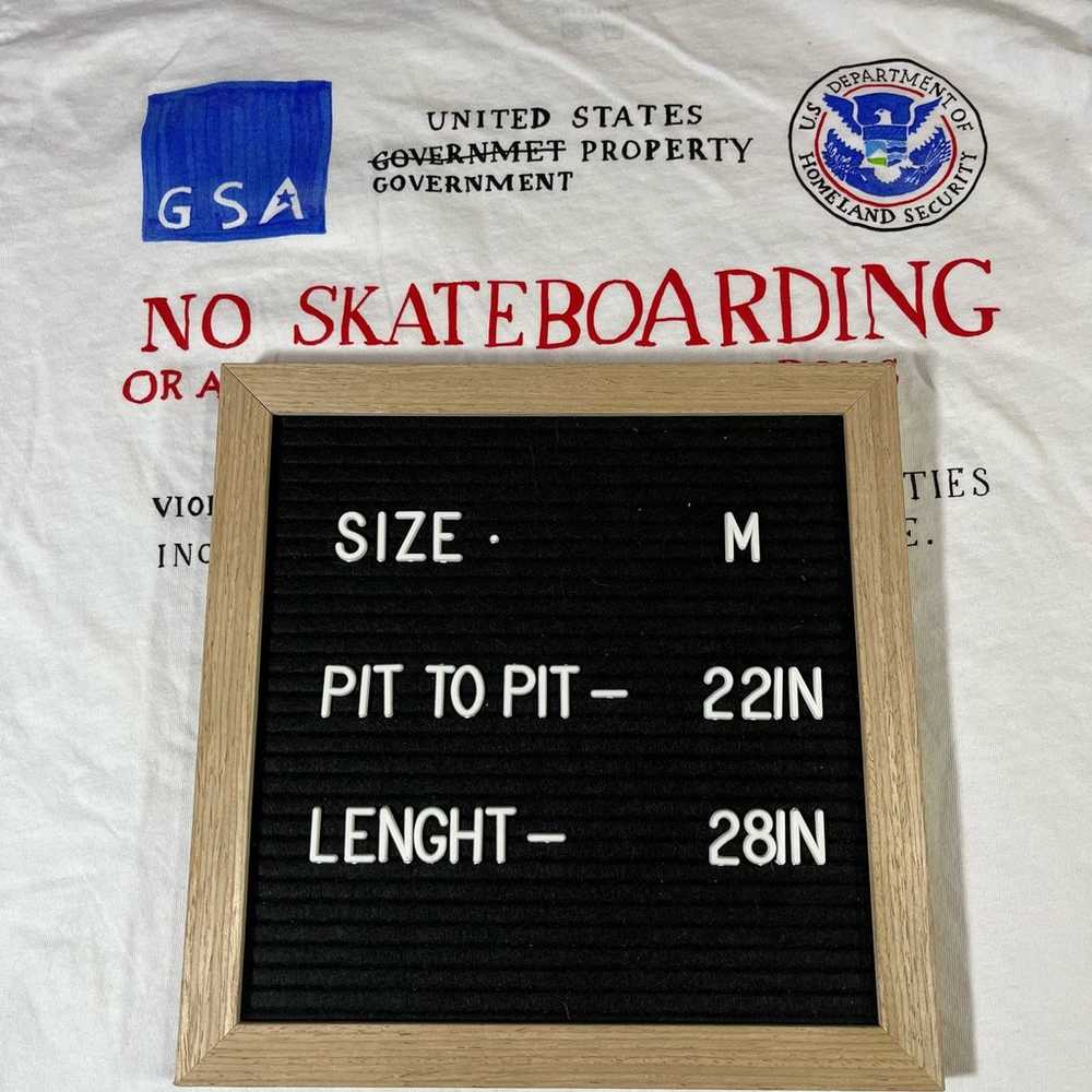 Tom Sachs White Cotton No Skateboarding Long Slee… - image 6