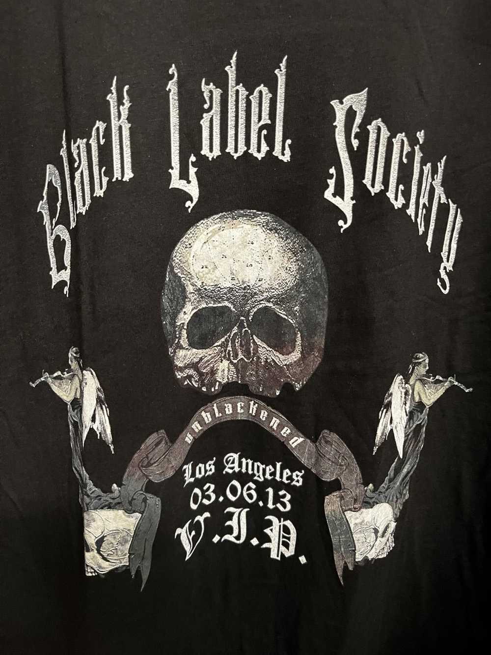 Designer Black Label Society 2013 LA Tour T-shirt… - image 3