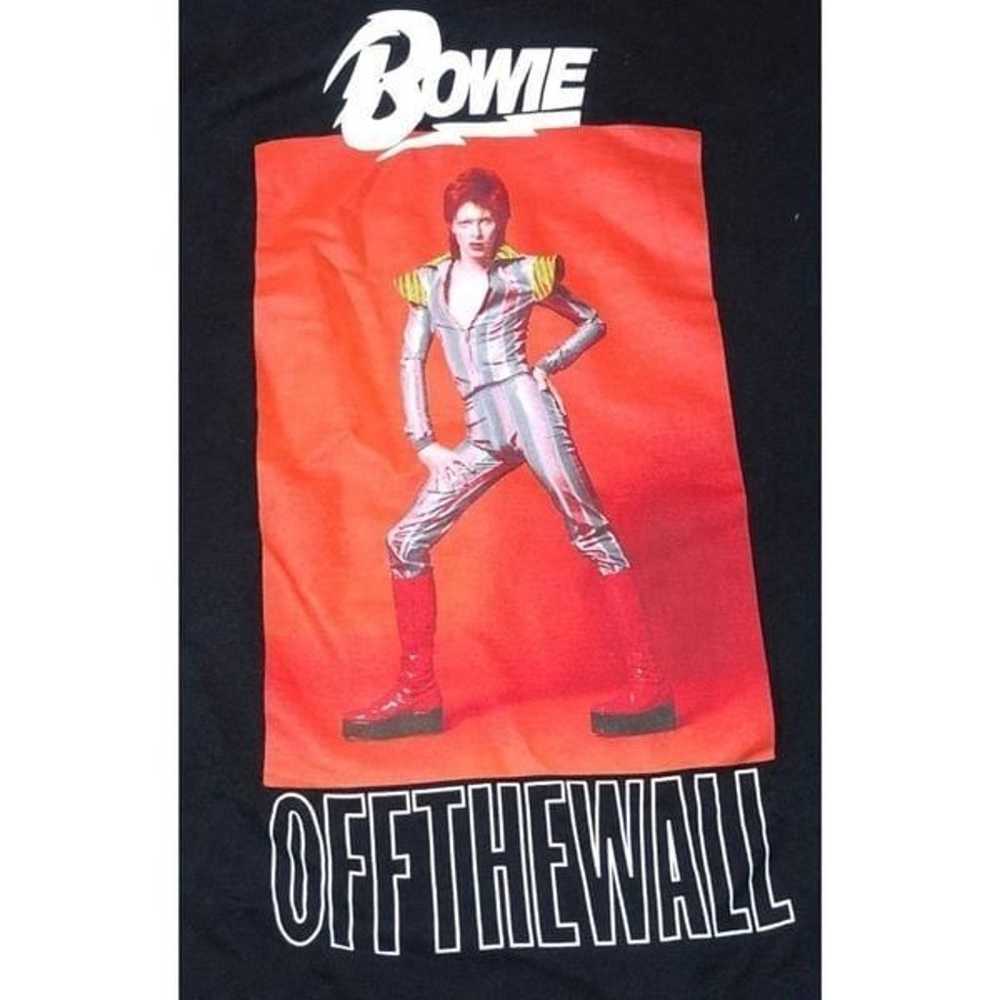 NWOT BOWIE ON THE WALL VANS TEE UNISEX M - image 2