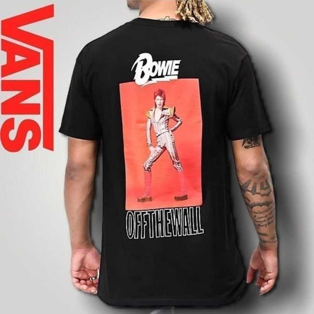 NWOT BOWIE ON THE WALL VANS TEE UNISEX M - image 9