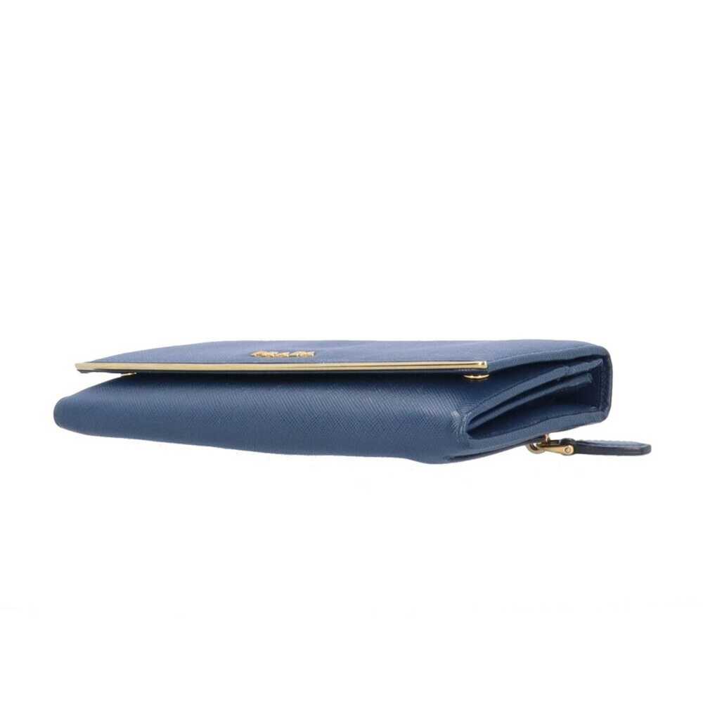 Prada PRADA Saffiano Long Wallet Leather 1M1132 W… - image 5