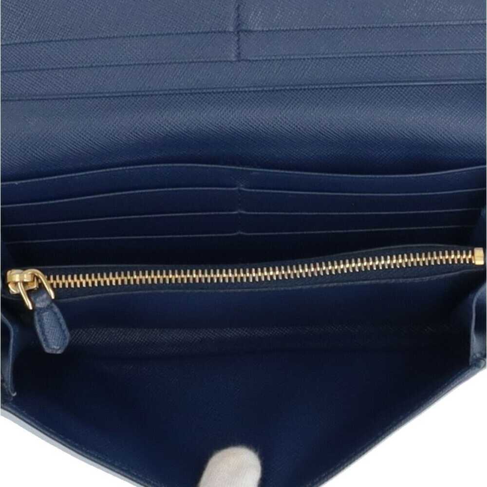 Prada PRADA Saffiano Long Wallet Leather 1M1132 W… - image 6