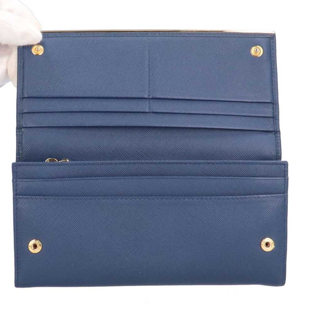 Prada PRADA Saffiano Long Wallet Leather 1M1132 W… - image 7