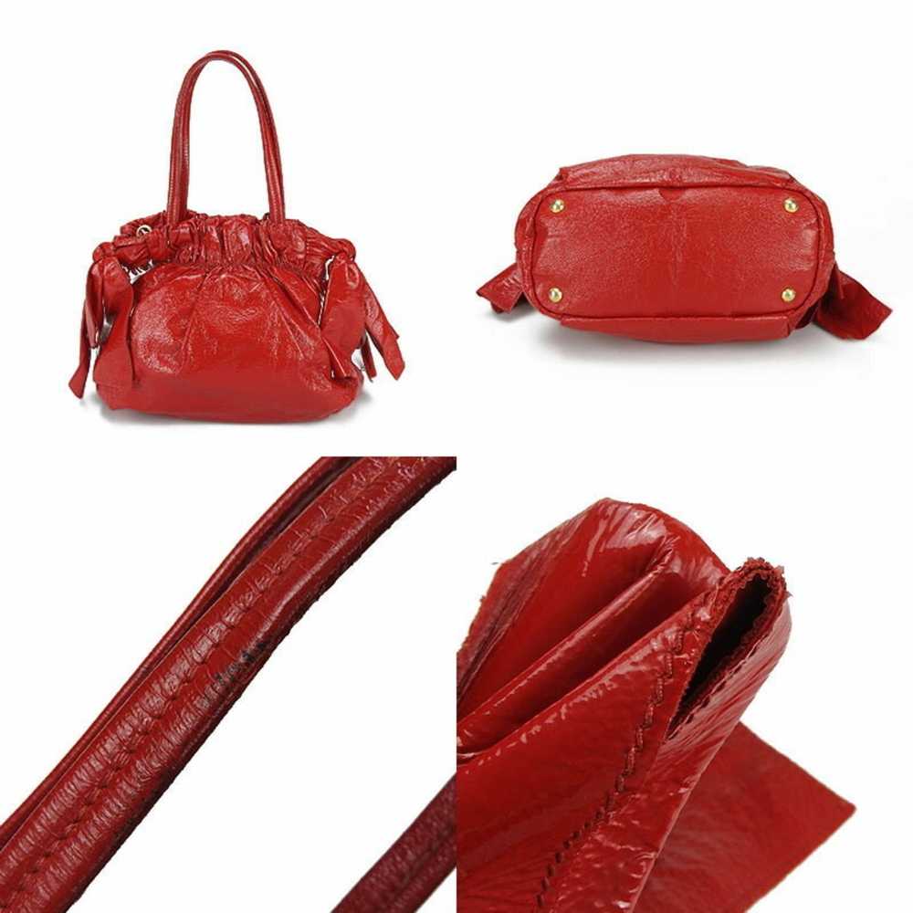 Prada PRADA handbag shoulder strap patent enamel … - image 3