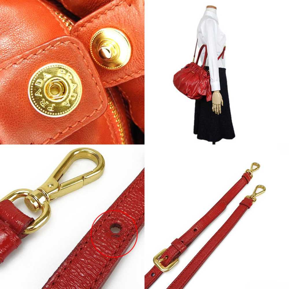 Prada PRADA handbag shoulder strap patent enamel … - image 7