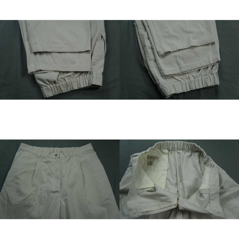 Vintage LL Bean Women's Chino Pants w/ Comfort Fl… - image 4