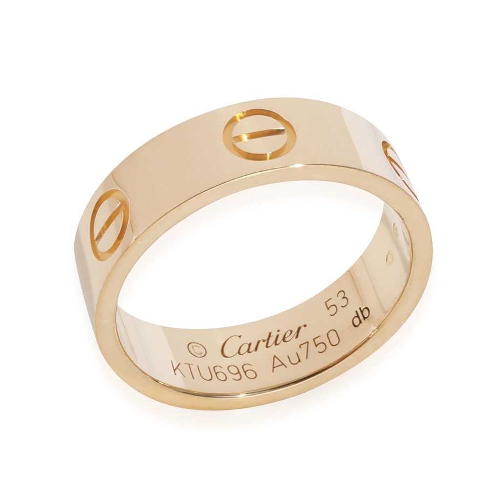 Cartier Cartier Love Ring in 18k Yellow Gold - image 4