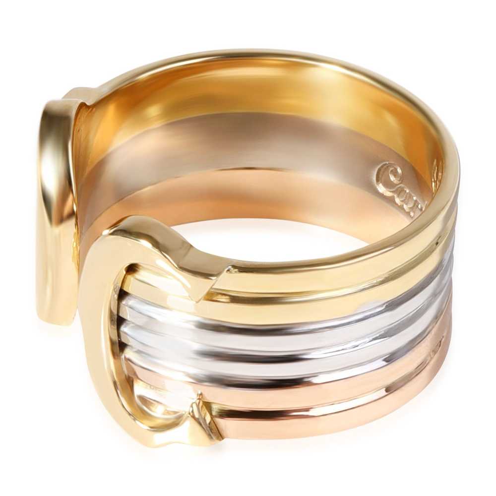 Cartier Vintage C De Cartier Ring in 18K Three To… - image 2