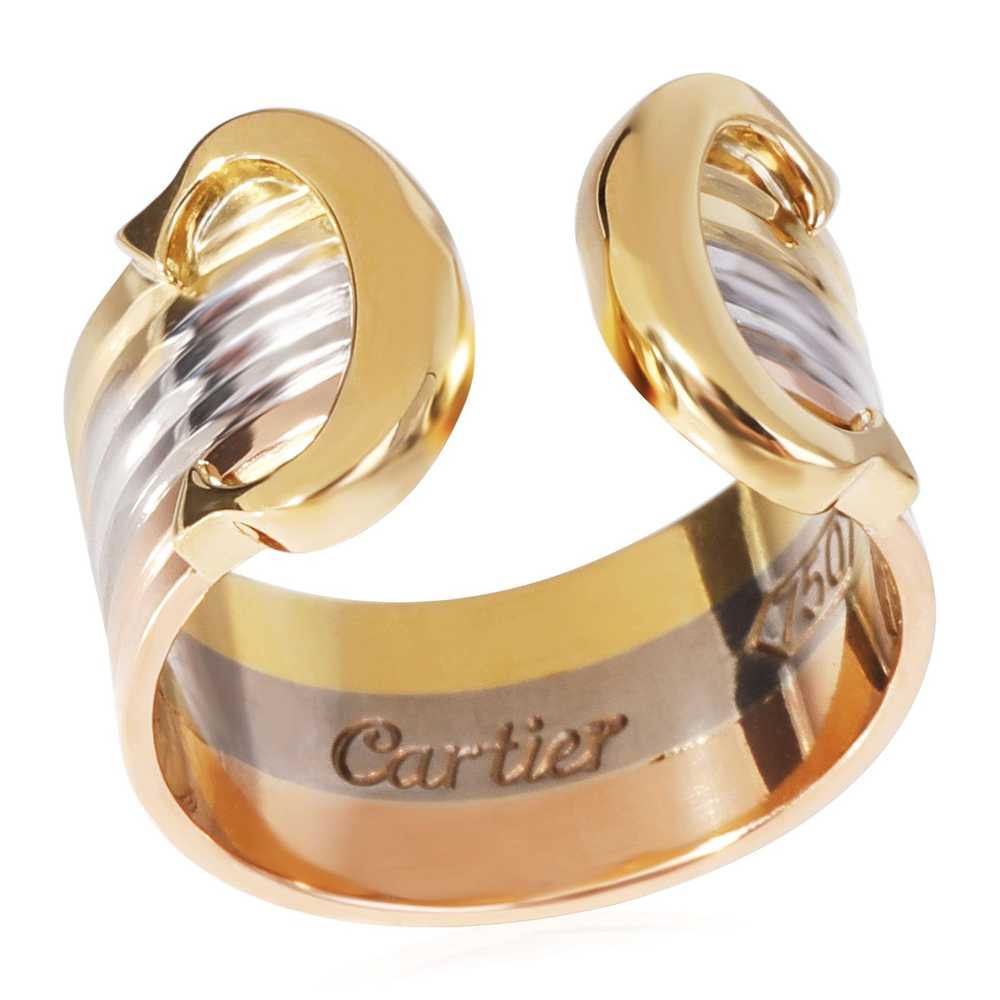 Cartier Vintage C De Cartier Ring in 18K Three To… - image 4