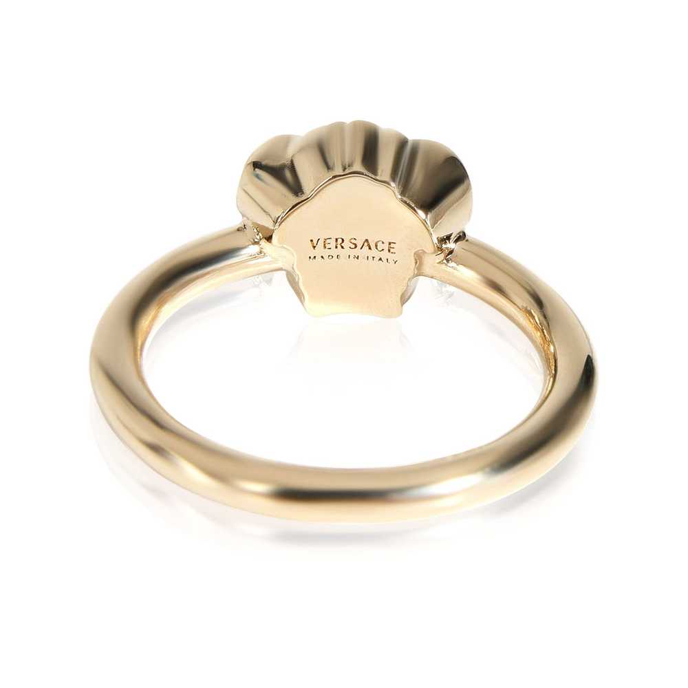 Versace Versace Medusa Yellow Gold Plated Ring - image 4