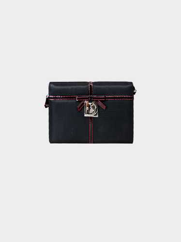 Christian Dior 2006 Black Ribbon Box Vanity Bag - image 1