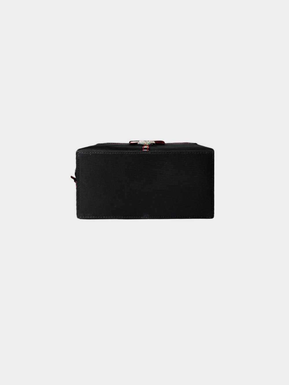 Christian Dior 2006 Black Ribbon Box Vanity Bag - image 3