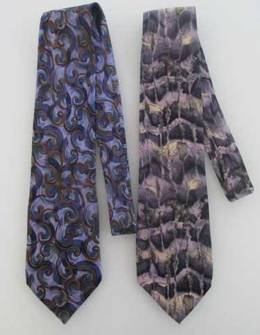 Vintage J. Garcia Vintage/Early Men's Silk Ties L… - image 1