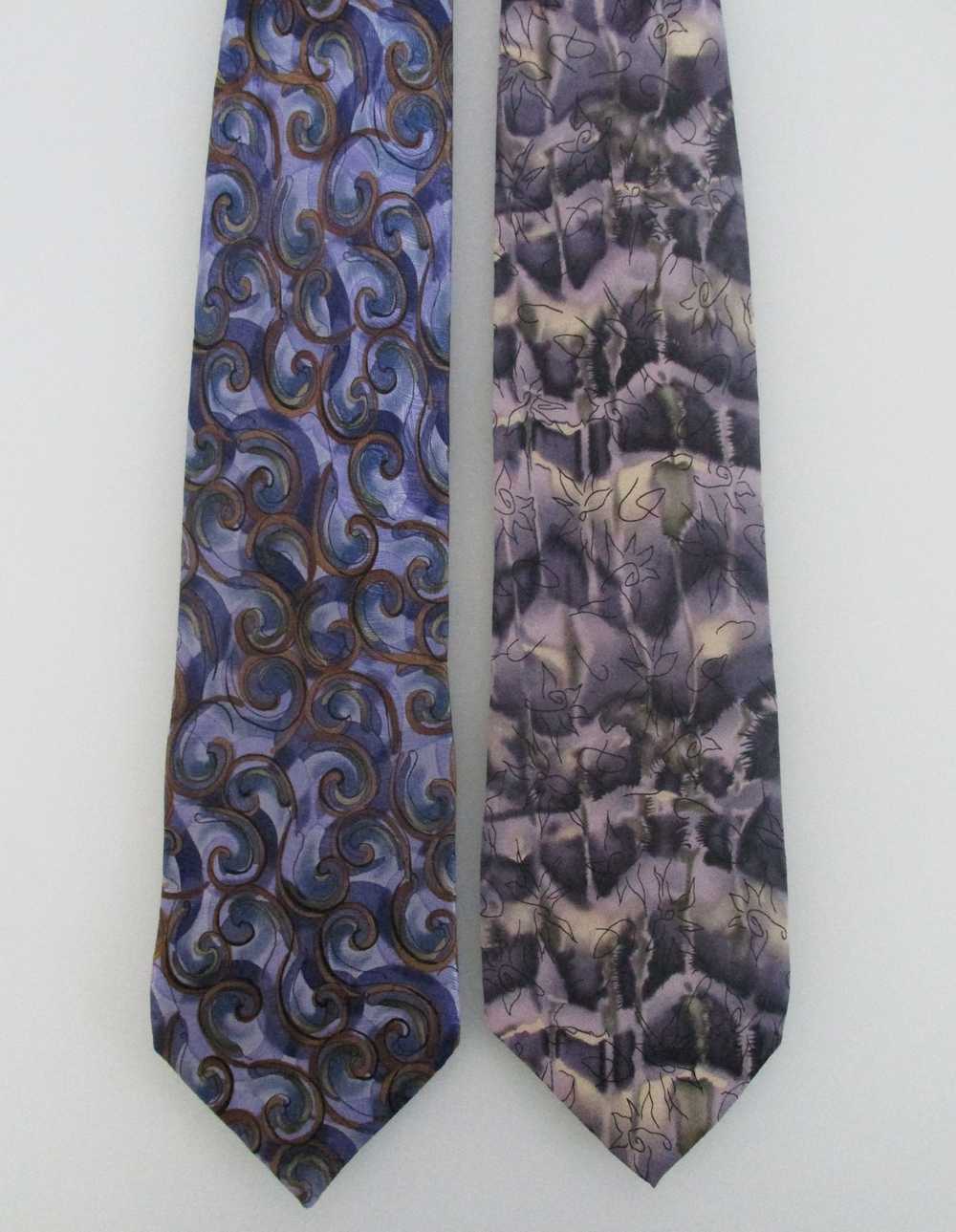 Vintage J. Garcia Vintage/Early Men's Silk Ties L… - image 2