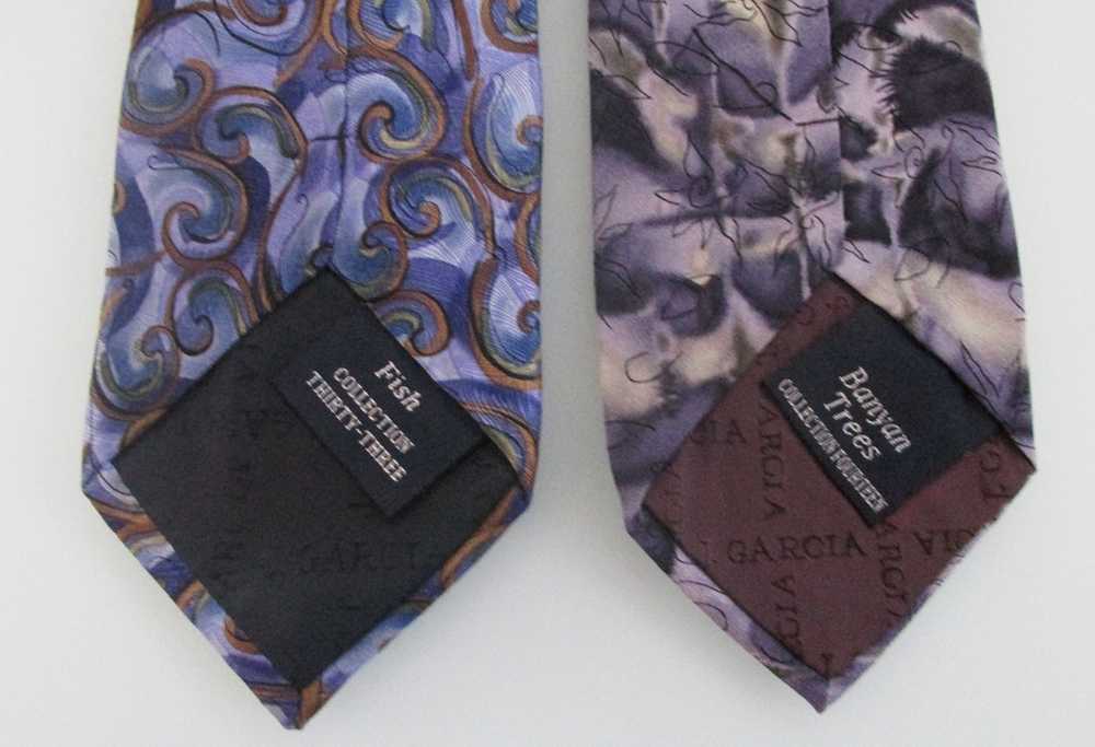 Vintage J. Garcia Vintage/Early Men's Silk Ties L… - image 3