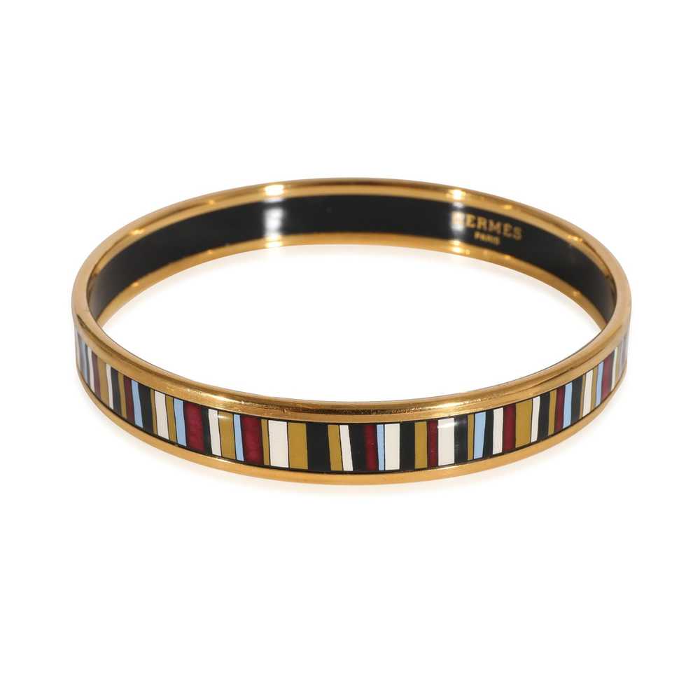 Hermes Hermès Plated Enamel Narrow Carioca Stripe… - image 2