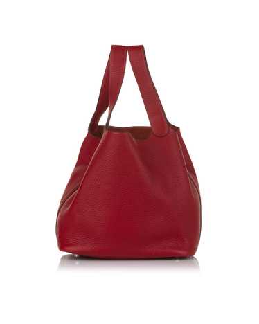 Hermes Luxury Leather Handbag with Flat Handles - 