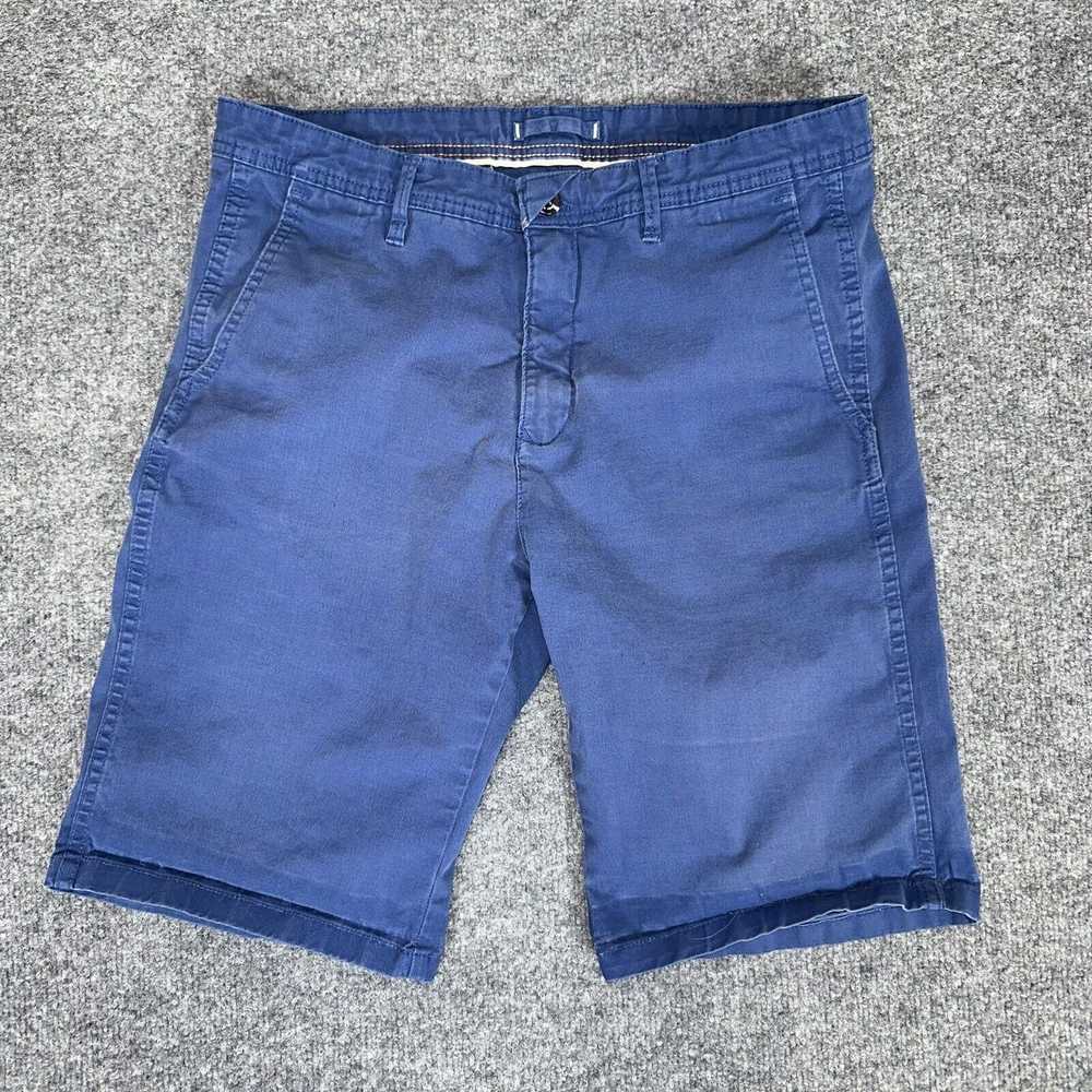 Zara Zara Man Shorts Mens 32 Blue Chino Flat Fron… - image 1