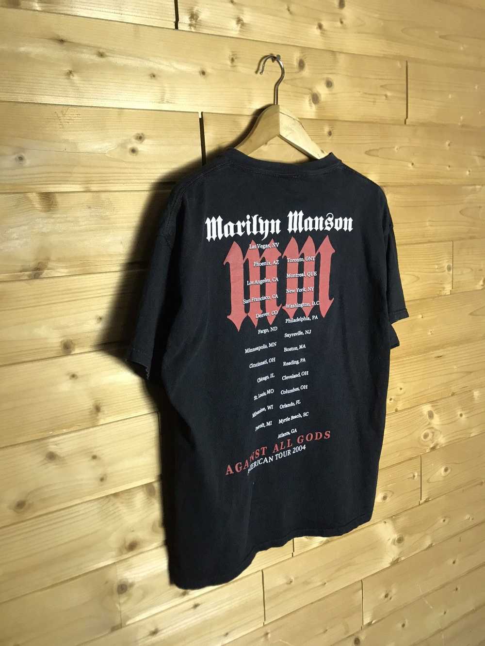 Marilyn Manson × Rock T Shirt × Vintage Vintage M… - image 8
