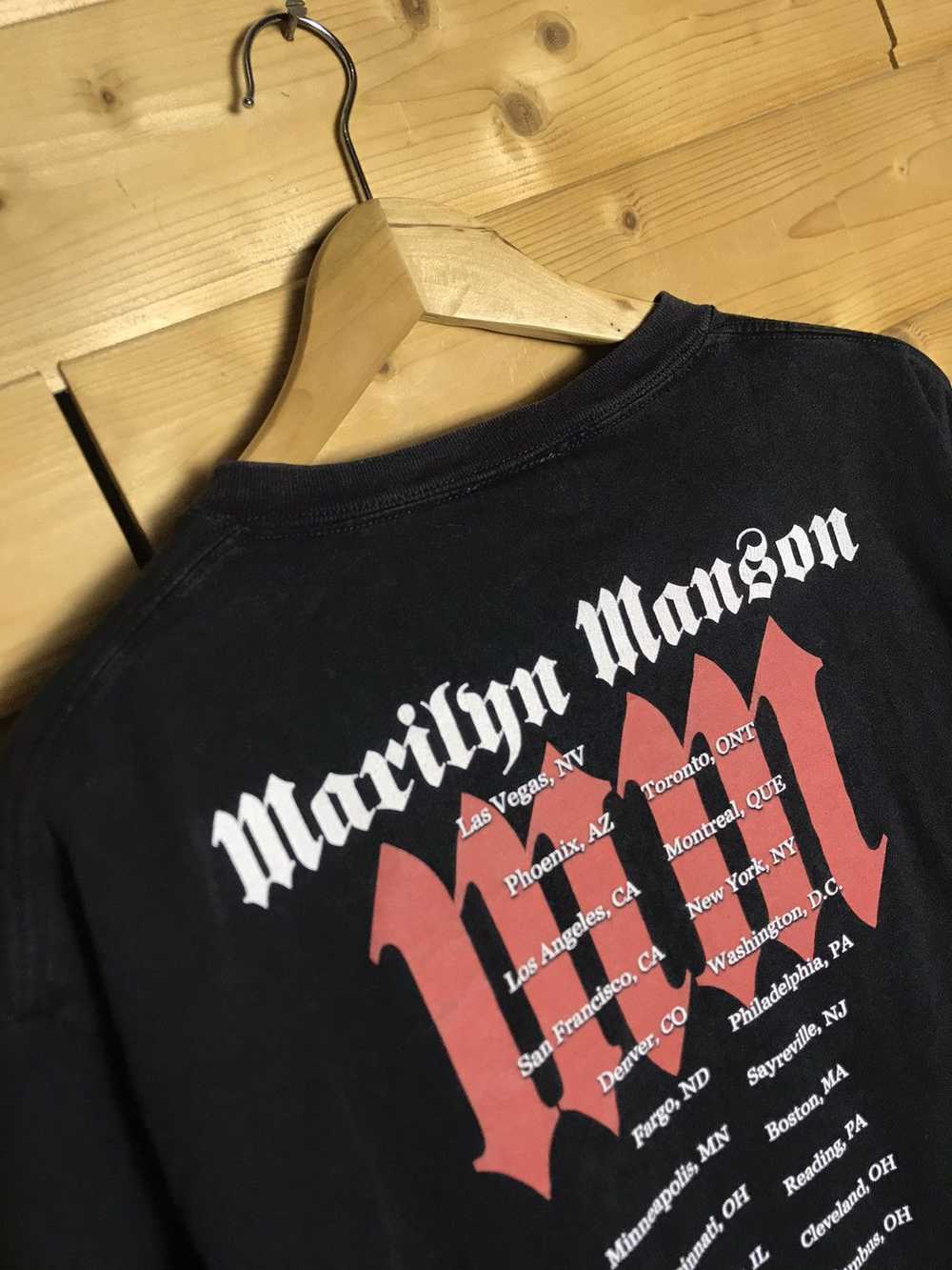 Marilyn Manson × Rock T Shirt × Vintage Vintage M… - image 9