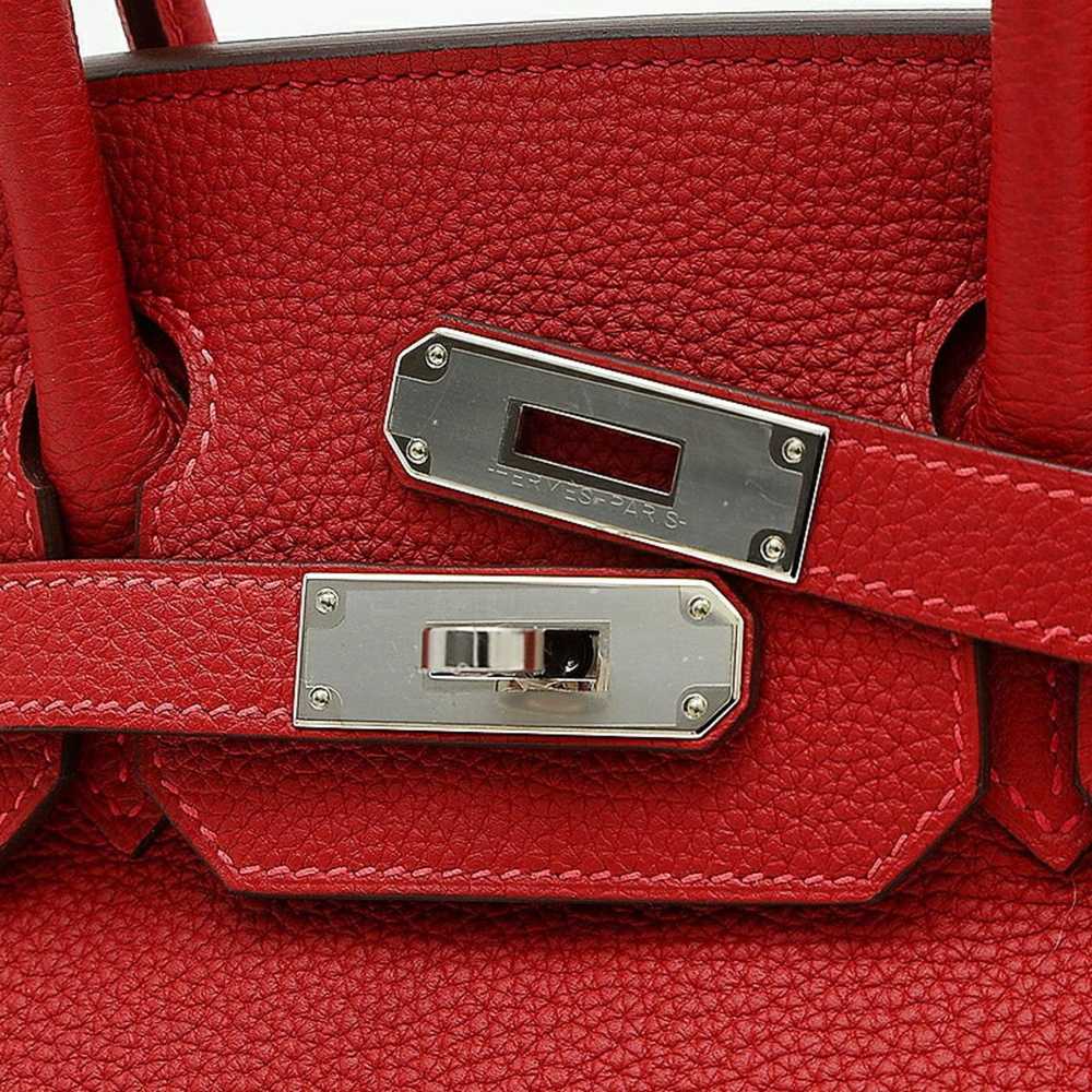 Hermes HERMES Birkin 30 Togo Handbag Rouge Kazak … - image 3