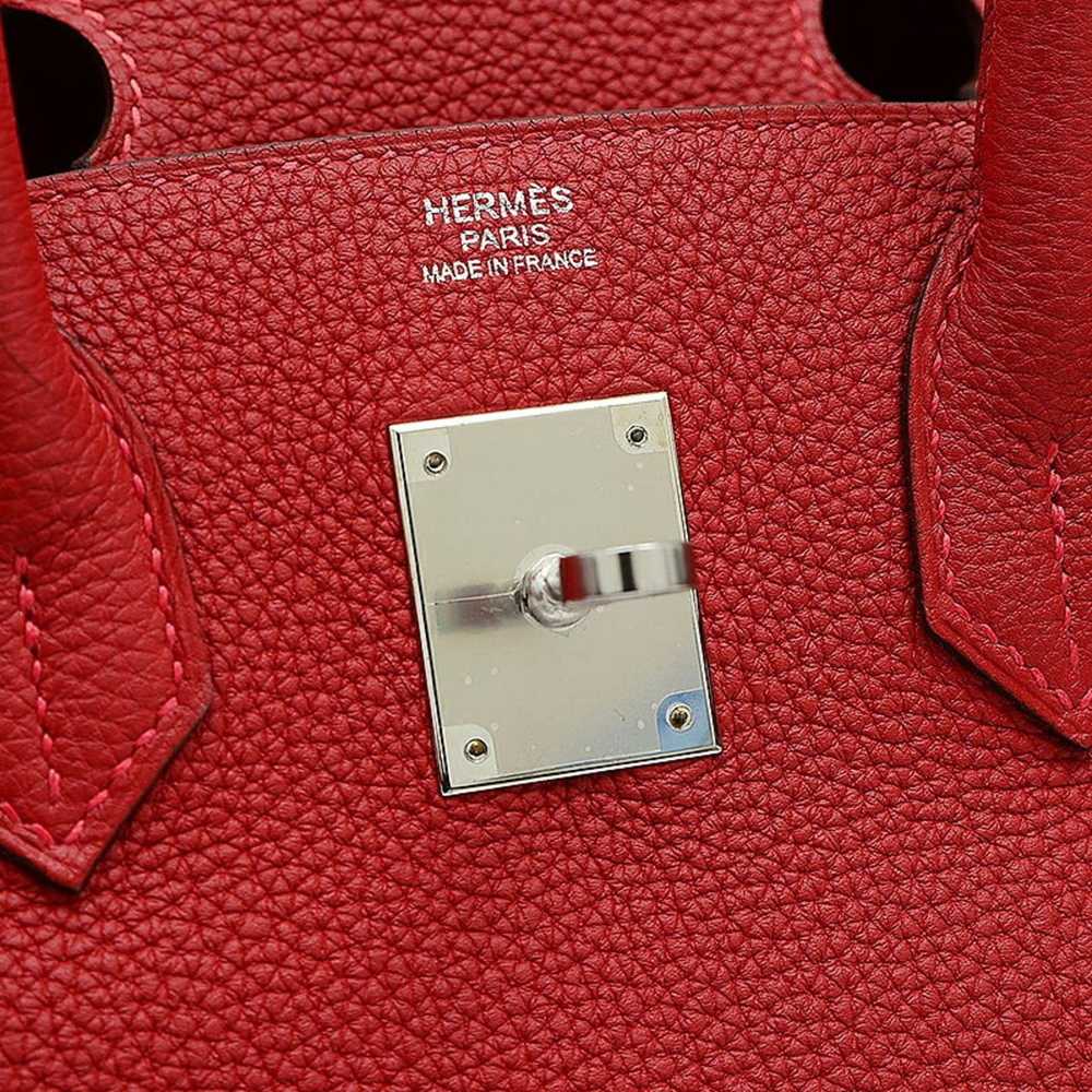 Hermes HERMES Birkin 30 Togo Handbag Rouge Kazak … - image 4