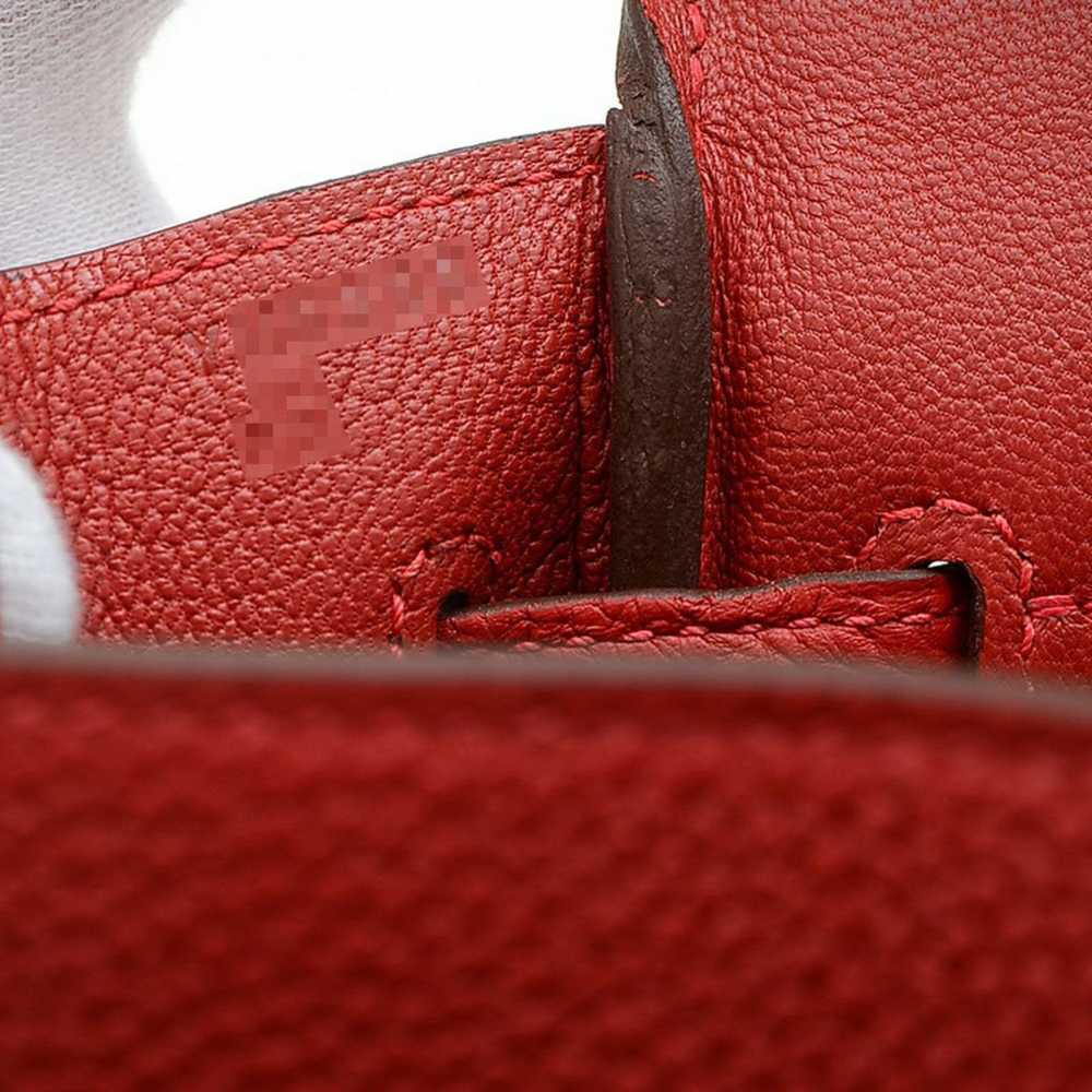 Hermes HERMES Birkin 30 Togo Handbag Rouge Kazak … - image 7