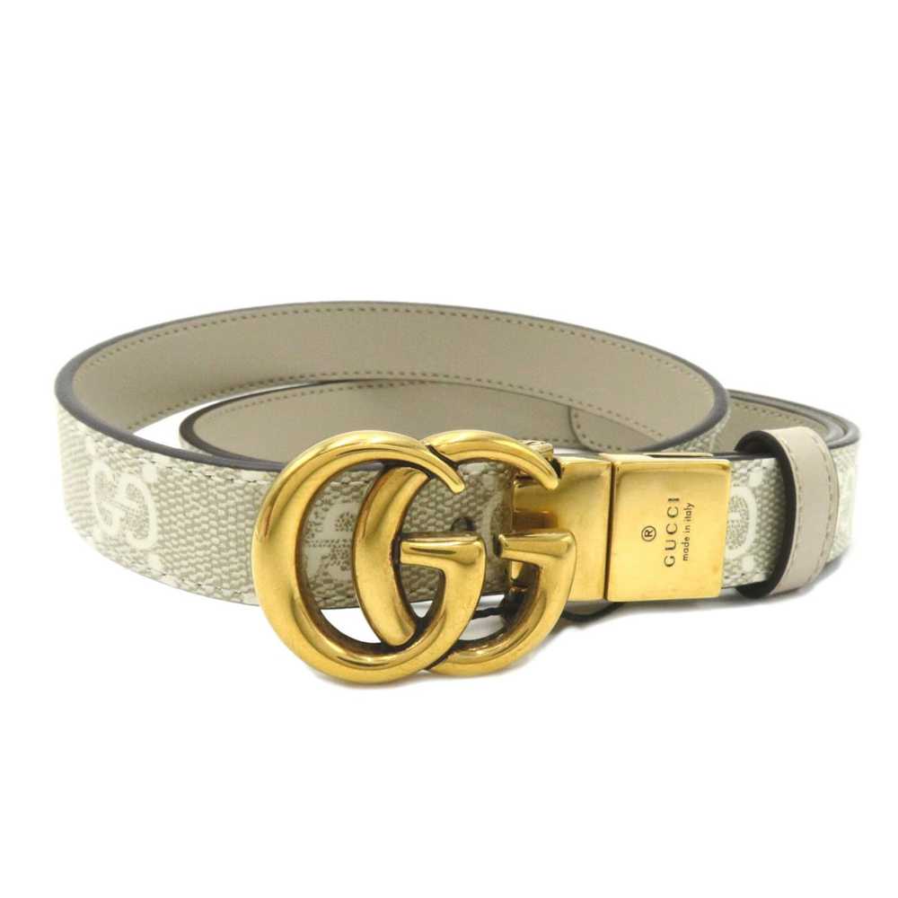 Gucci GUCCI GG supreme belt Beige Beige / Ebony P… - image 1