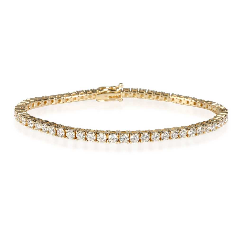 Tiffany & Co. Four Prong Diamond Tennis Bracelet … - image 1