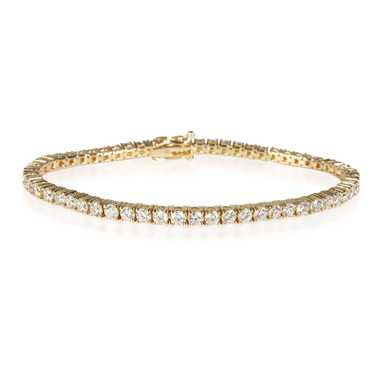 Tiffany & Co. Four Prong Diamond Tennis Bracelet … - image 1