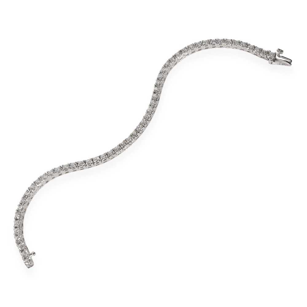 Tiffany & Co. Four Prong Diamond Tennis Bracelet … - image 2