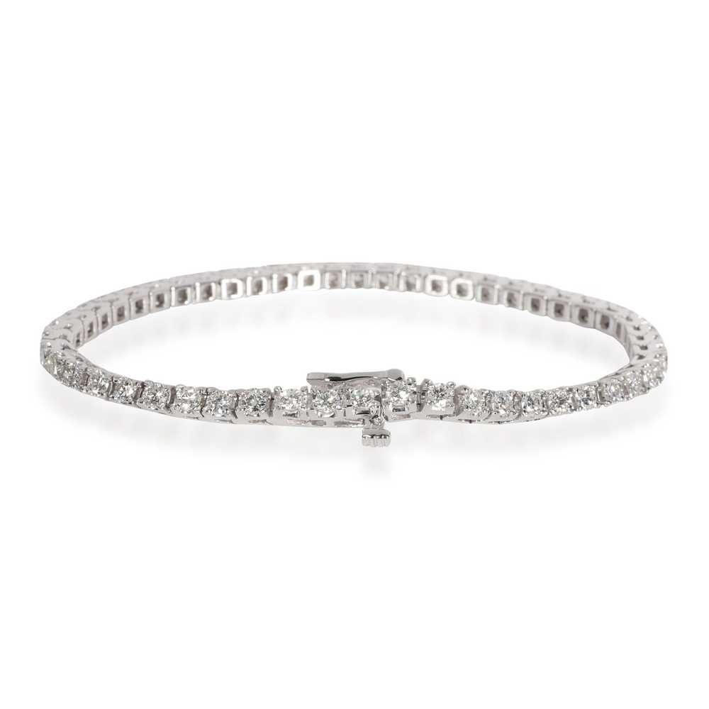 Tiffany & Co. Four Prong Diamond Tennis Bracelet … - image 3