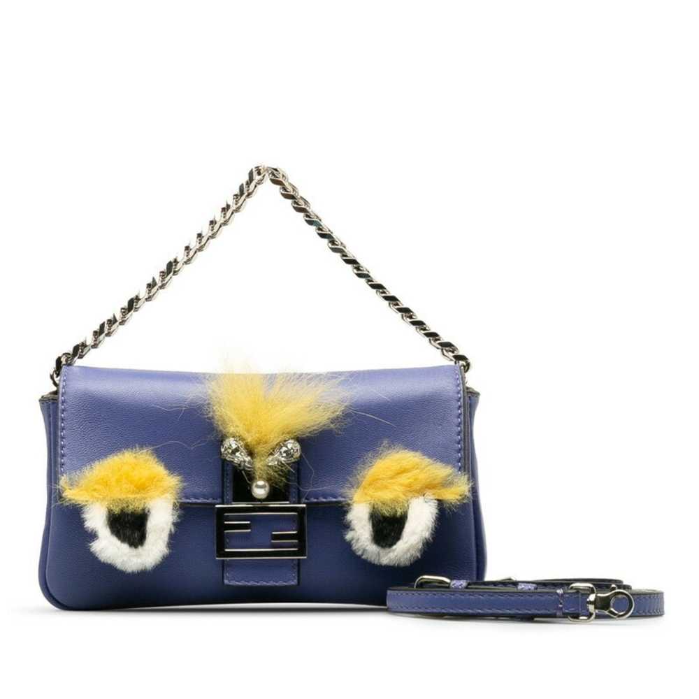 Fendi FENDI Monster Micro Bucket Chain Handbag Sh… - image 1