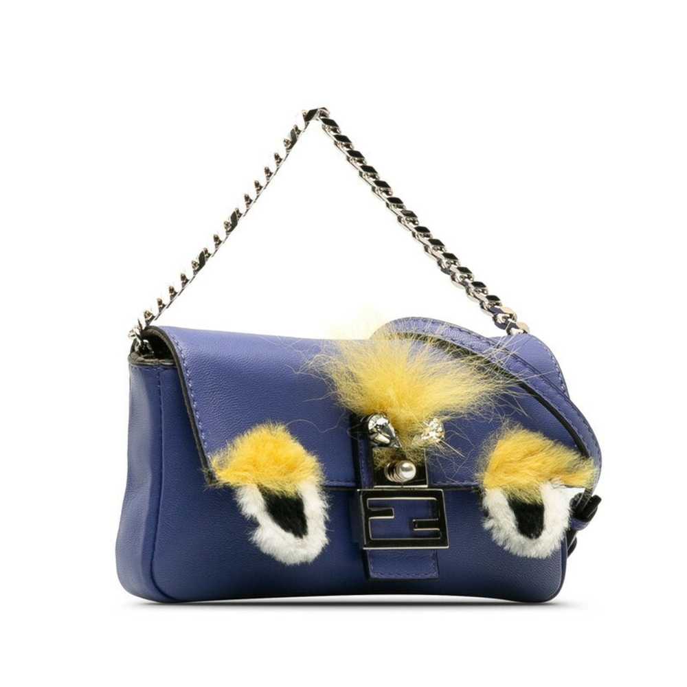 Fendi FENDI Monster Micro Bucket Chain Handbag Sh… - image 3